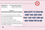 Triển khai thực hiện Nghị quyết số 57/2025/NQ-HĐND ngày 26/11/2025 của HĐND Thành phố Hà Nội về việc quy định thực hiện vùng phát thải thấp