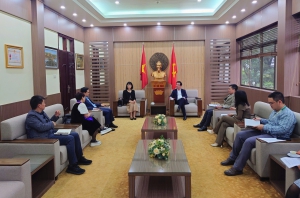 Ban Quản lý các Khu Công nghệ cao và Khu Công nghiệp thành phố Hà Nội tiếp đón và làm việc với Tân Đại sứ Việt Nam tại Italia